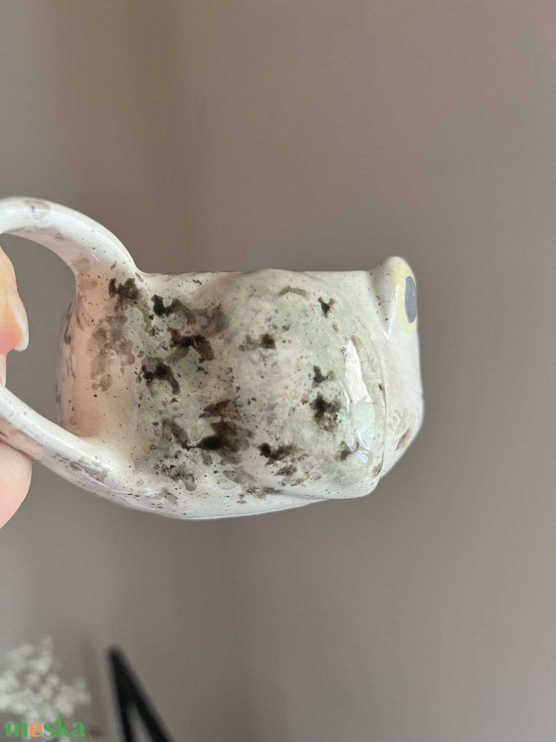 Mini Békás Eszpresszó Készlet � Bögre és Kistányér (180 ml) - otthon & életmód - konyhafelszerelés, tálalás - tálalás - bögre & csésze - Meska.hu