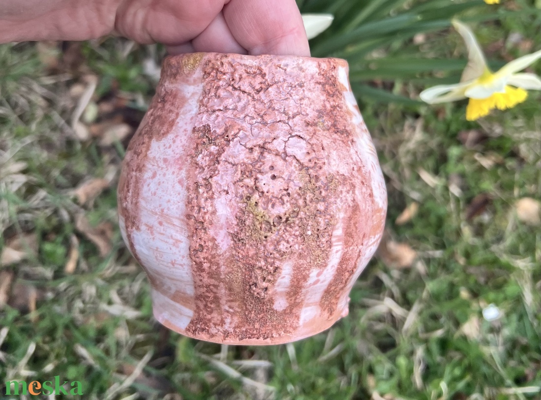 Boszorkányos báj � Rusztikus kerámia fiola és oltárdísz - otthon & életmód - virágdekoráció - virágtartó - váza - Meska.hu