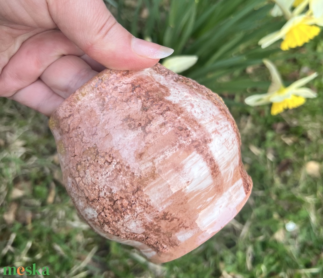 Boszorkányos báj � Rusztikus kerámia fiola és oltárdísz - otthon & életmód - virágdekoráció - virágtartó - váza - Meska.hu