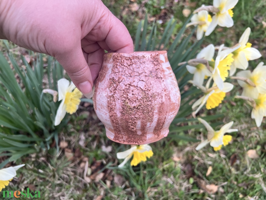 Boszorkányos báj � Rusztikus kerámia fiola és oltárdísz - otthon & életmód - virágdekoráció - virágtartó - váza - Meska.hu