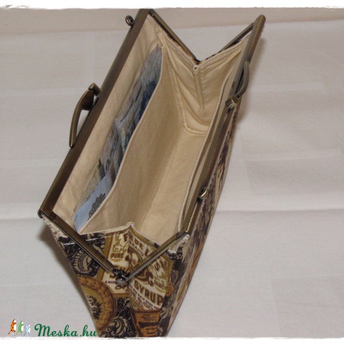 Pénztárca 18 cm-es, nagy kapcsos kerettel - - Meska.hu Pénztárca 18 cm-es, nagy kapcsos kerettel - - Meska.hu