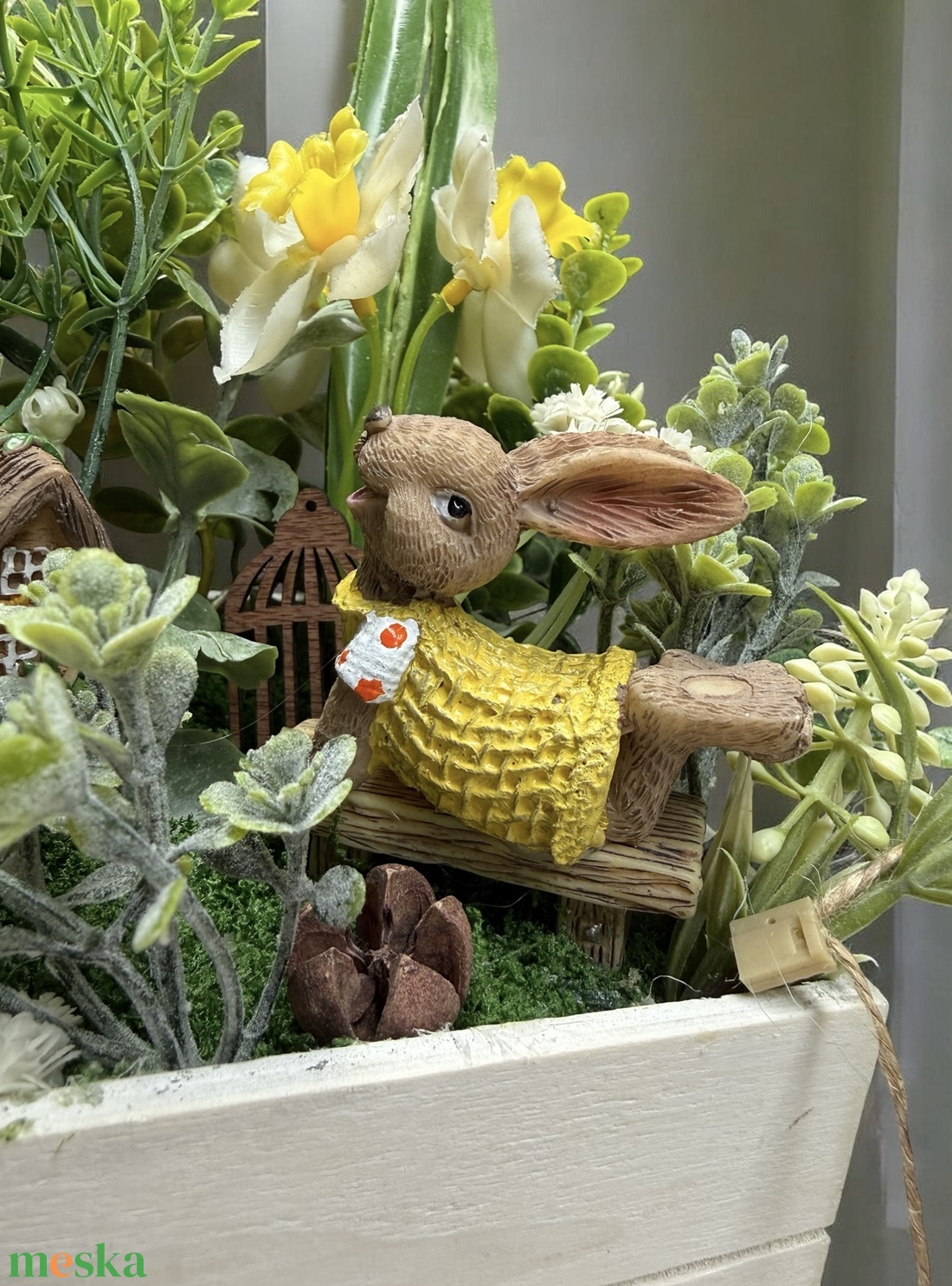 ��� Napsugár Nyuszi asztaldísz - ünnepi díszek, dekorációk - húsvéti díszek és dekorációk - húsvéti asztaldíszek - Meska.hu