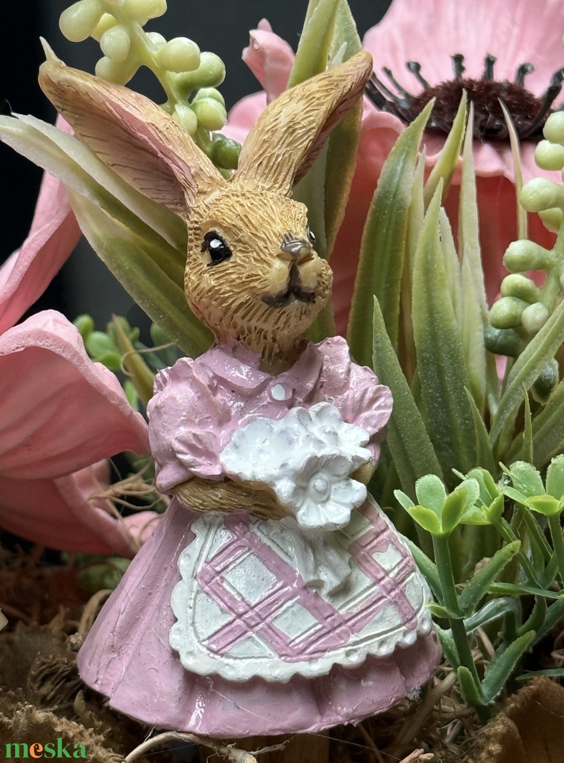 �� Pipacsmező Nyuszival �� - otthon & életmód - dekoráció - asztal és polc dekoráció - asztaldísz - Meska.hu