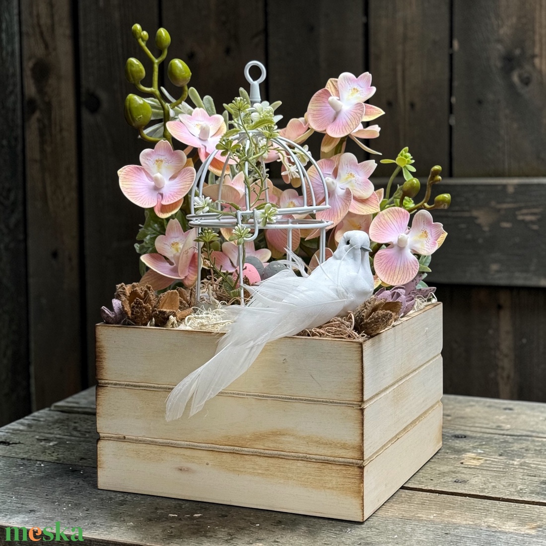  Tavaszi Madárkert  - otthon & életmód - dekoráció - asztal és polc dekoráció - asztaldísz - Meska.hu