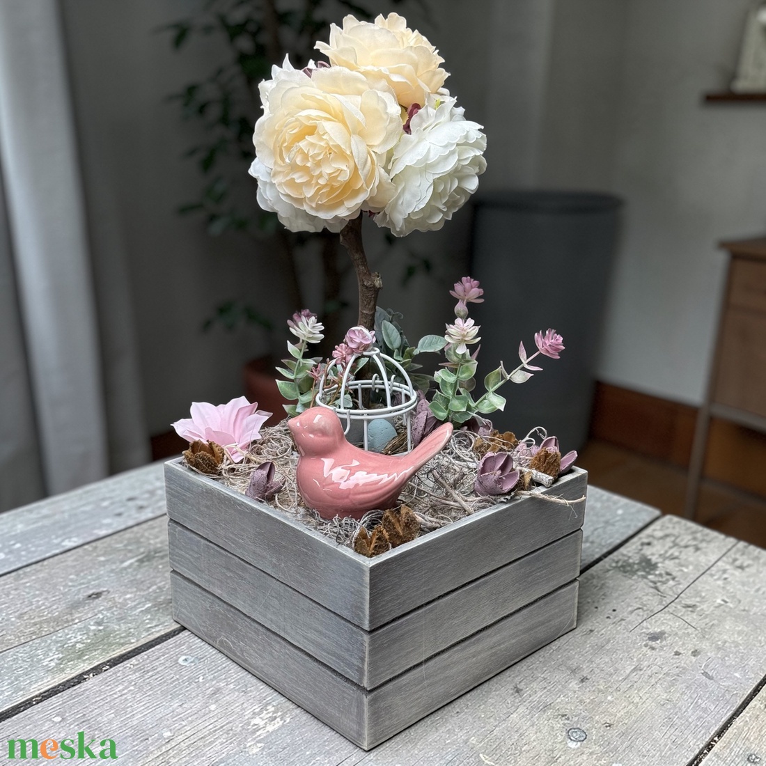 � Madárdalos Tavasz � Asztaldîsz - otthon & életmód - dekoráció - asztal és polc dekoráció - asztaldísz - Meska.hu