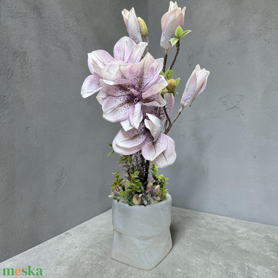 � Anyák napi magnólia dekor � elegáns, pasztell árnyalatokkal � - otthon & életmód - dekoráció - asztal és polc dekoráció - asztaldísz - Meska.hu