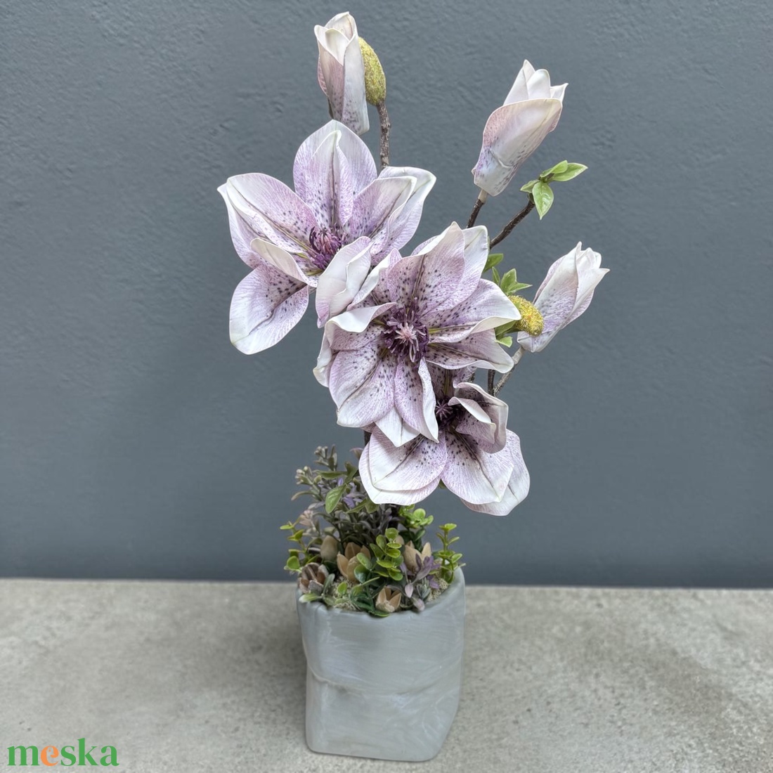 � Anyák napi magnólia dekor � elegáns, pasztell árnyalatokkal � - otthon & életmód - dekoráció - asztal és polc dekoráció - asztaldísz - Meska.hu