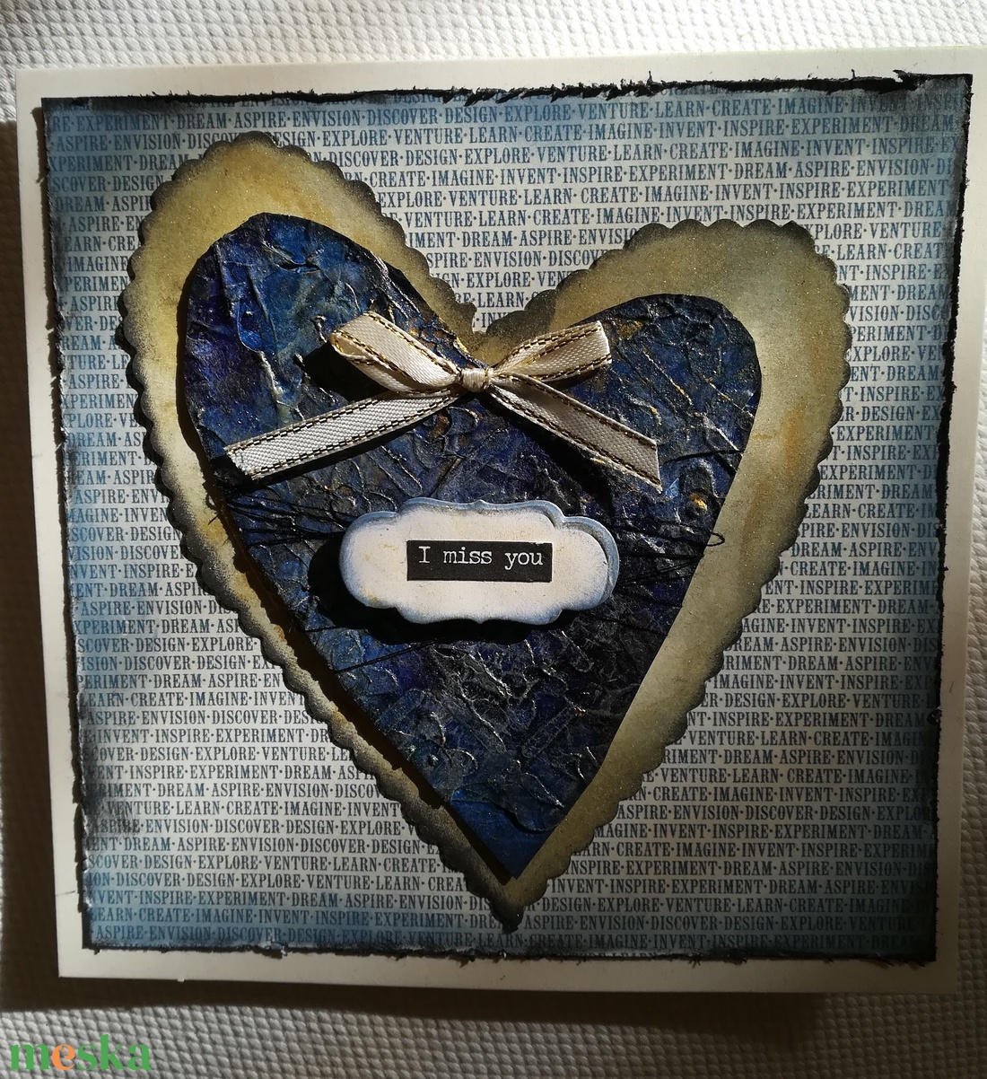 I MISS YOU - kék szívecskés képeslap - otthon & életmód - papír, írószer - ajándékozás kellékei - képeslap, üdvözlőlap - Meska.hu I MISS YOU - kék szívecskés képeslap - otthon & életmód - papír, írószer - ajándékozás kellékei - képeslap, üdvözlőlap - Meska.hu