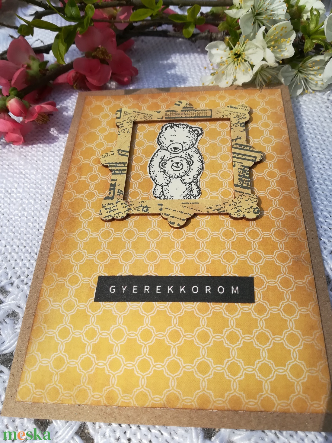 GYERMEKKOROM - 1 db képeslap - otthon & lakás - papír írószer - képeslap & levélpapír - Meska.hu