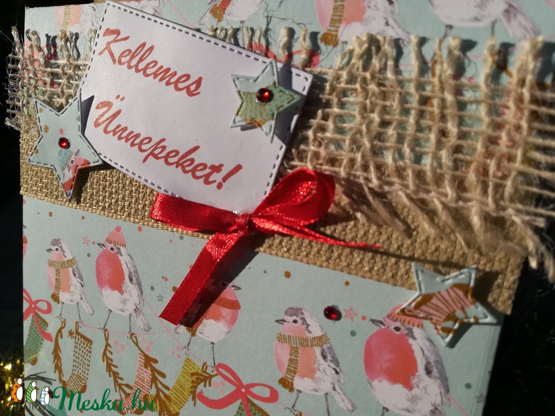 KARÁCSONYI AJÁNDÉKTASAK - ajándék- vagy pénzátadó papírtasak - karácsony - karácsonyi ajándékozás - karácsonyi ajándékcsomagolás - Meska.hu