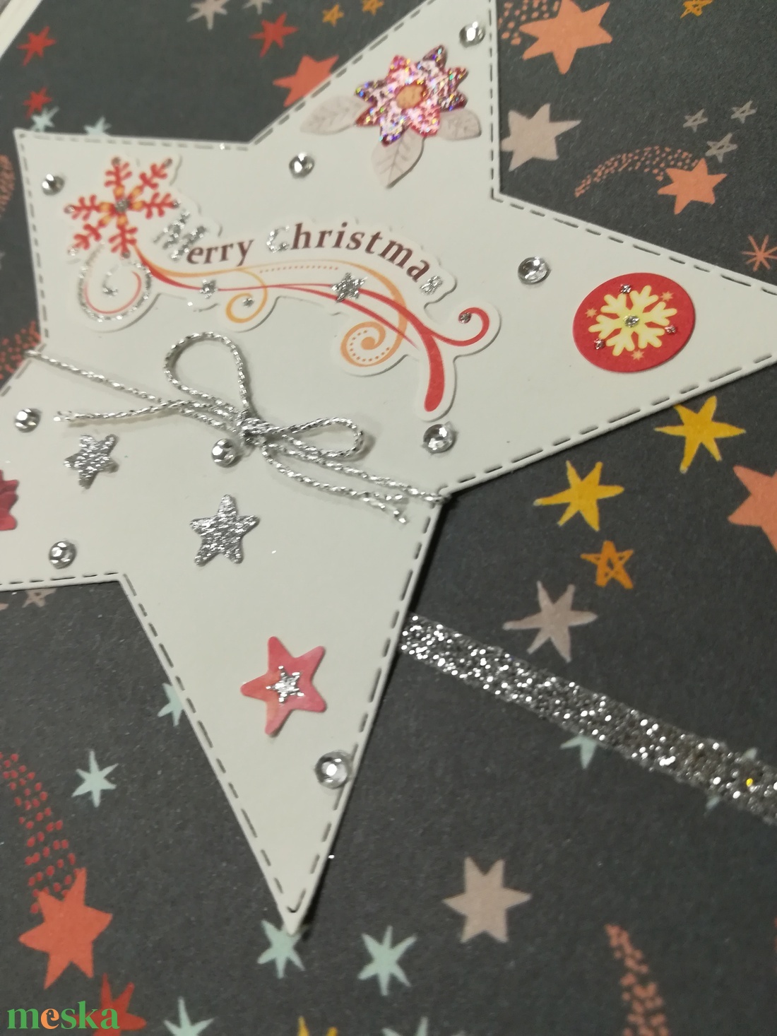 CSILLAG + ERDŐ - 2 db képeslap - karácsony - karácsonyi ajándékozás - karácsonyi képeslap, üdvözlőlap, ajándékkísérő - Meska.hu