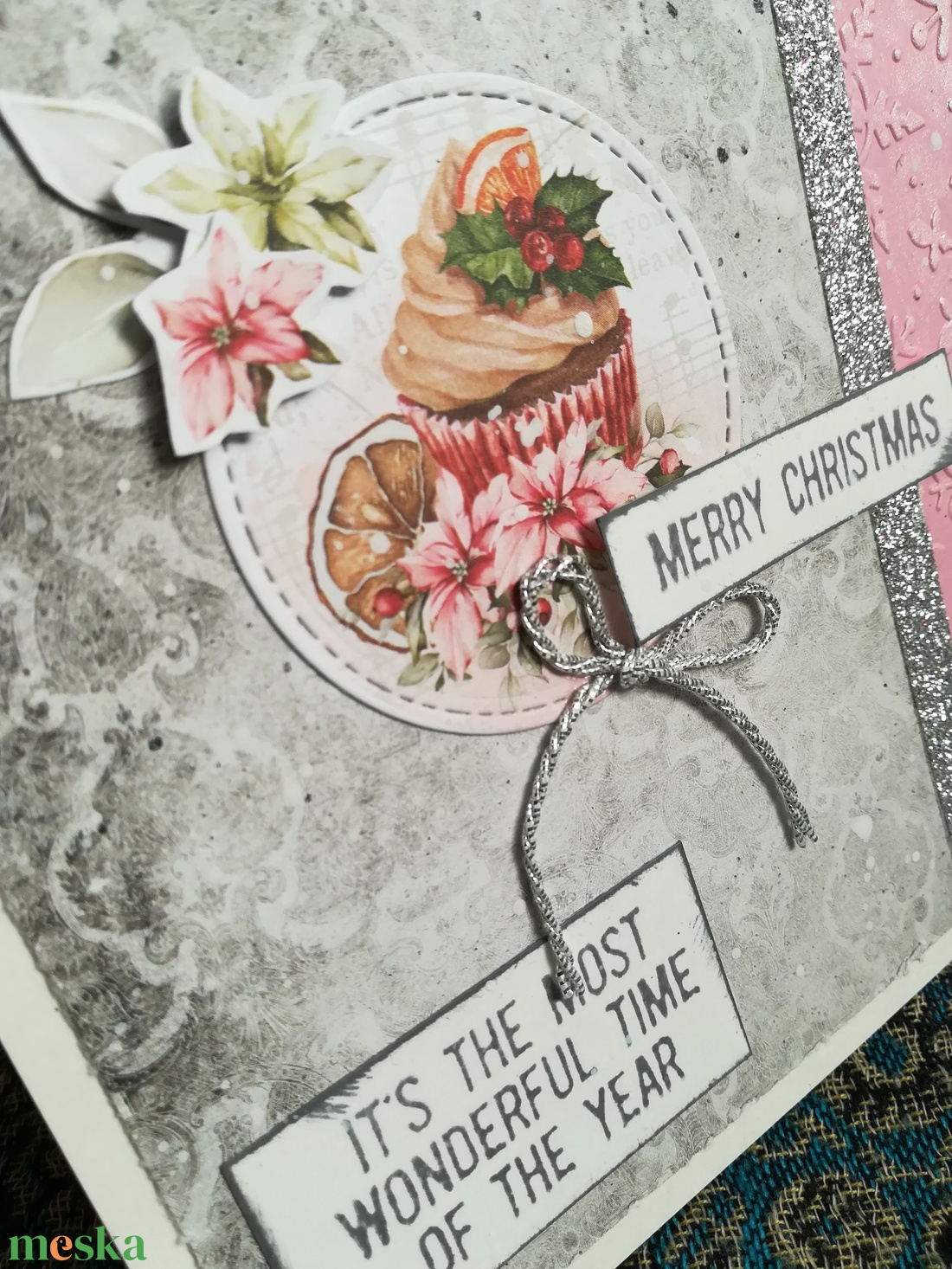 MANÓ GOMBAHÁZZAL + SÜTI - 2 db képeslap - karácsony - karácsonyi ajándékozás - karácsonyi képeslap, üdvözlőlap, ajándékkísérő - Meska.hu