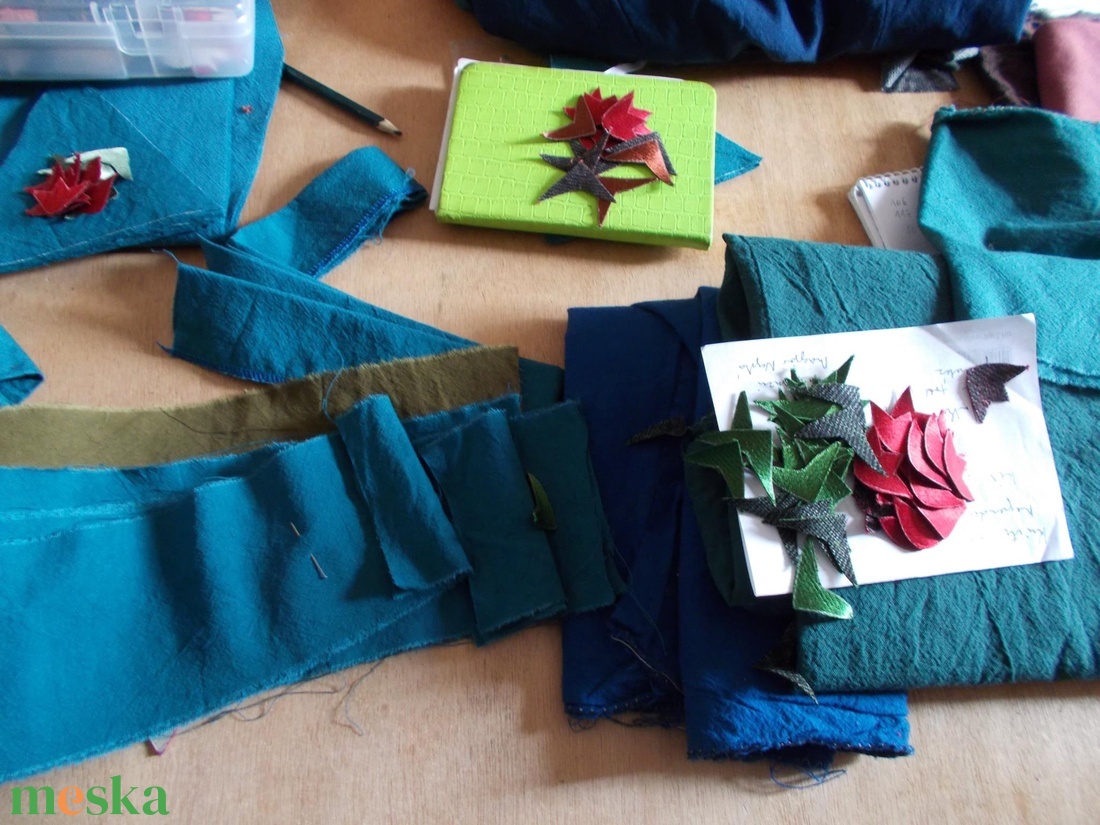Tulipános kismama szoknya - ruha & divat - női ruha - kismamaruha - Meska.hu