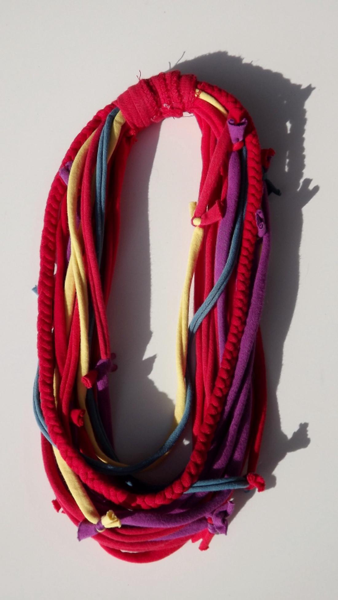 -50% AKCIÓ! Szivárvány textilnyaklánc -  - Meska.hu