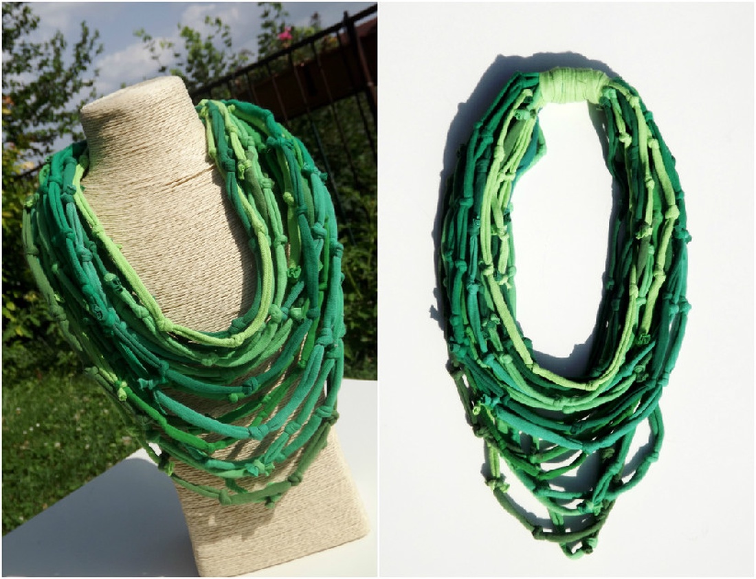 Zöldek játéka - pólónyaklánc -  - Meska.hu