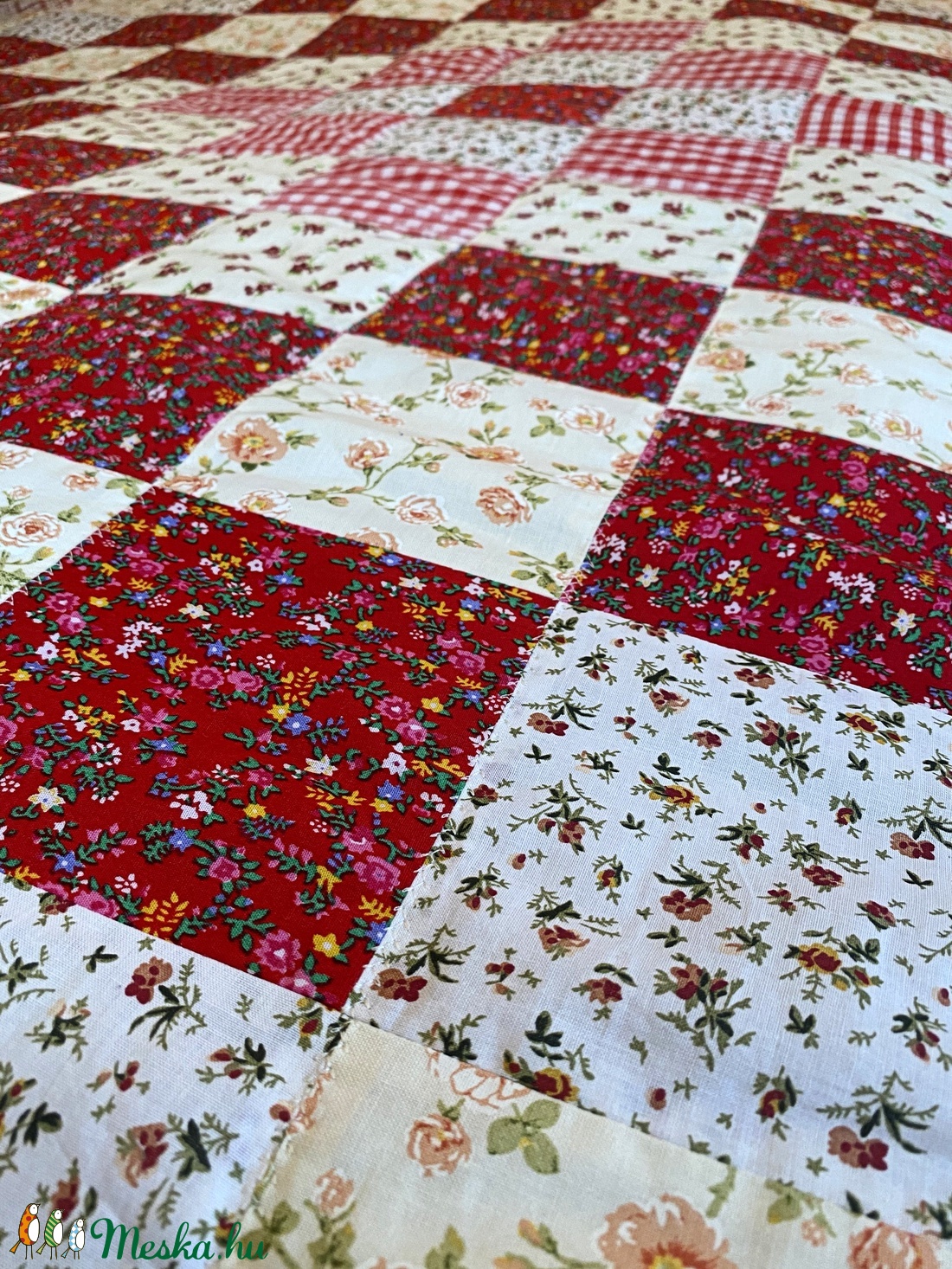 Patchwork takaró párnával -  - Meska.hu