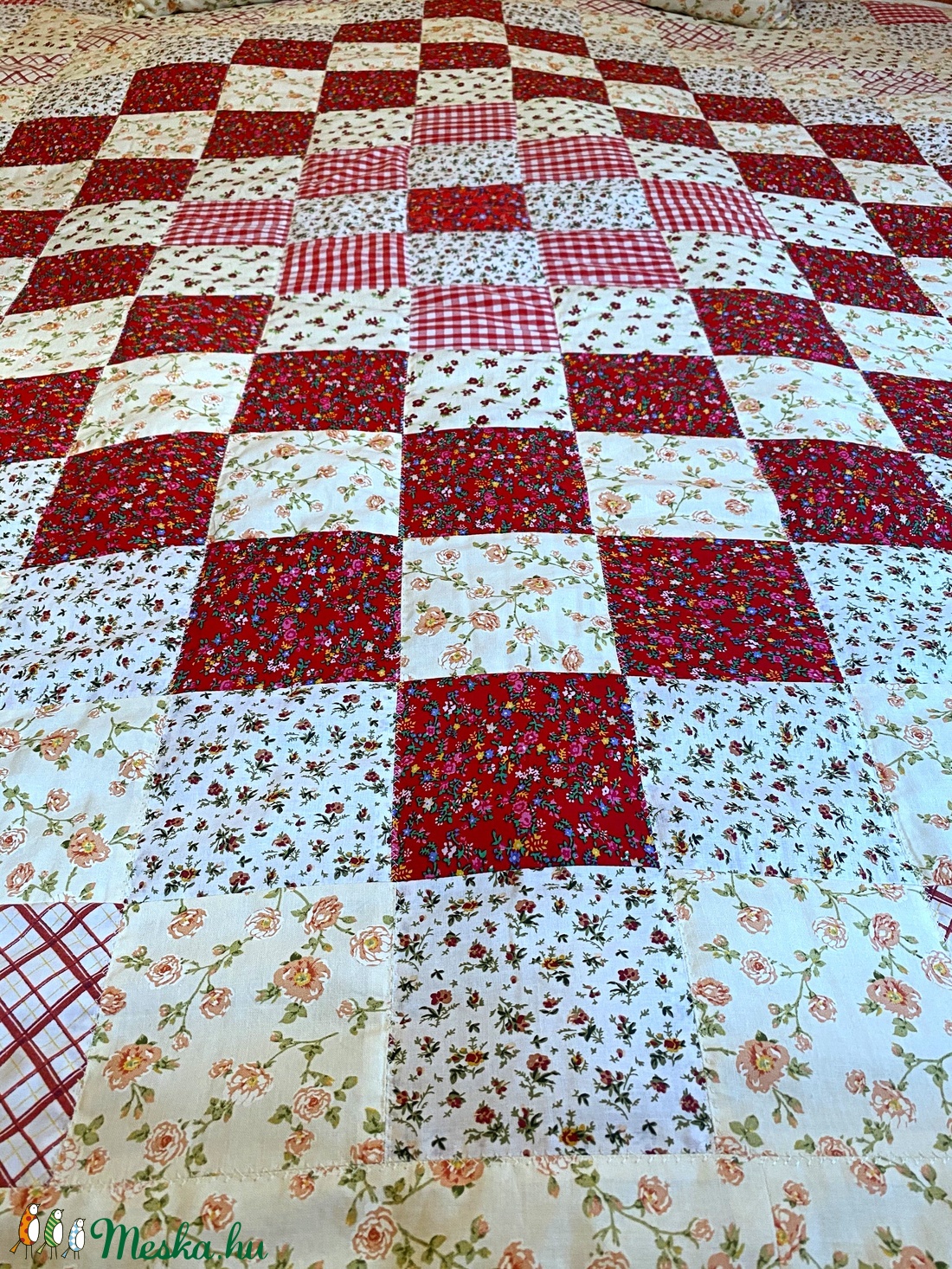Patchwork takaró párnával -  - Meska.hu