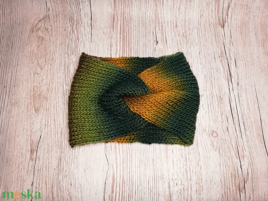 Kötött fülmelegítő, fejpánt - ruha & divat - sál, sapka, kendő - fejpánt - Meska.hu