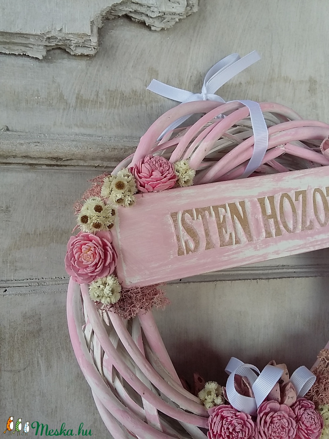Isten hozott/Rózsaszín  -  - Meska.hu