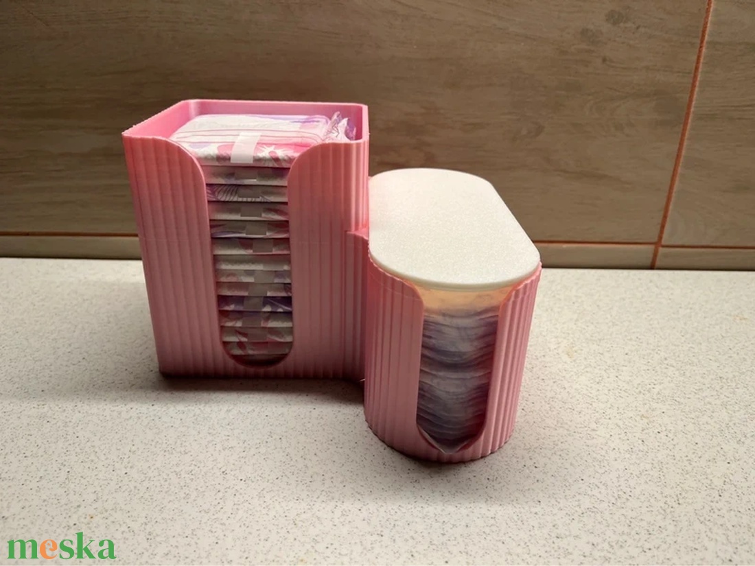 3D nyomtatott betéttartó - otthon & életmód - fürdőszoba - fürdőszobai tároló - Meska.hu