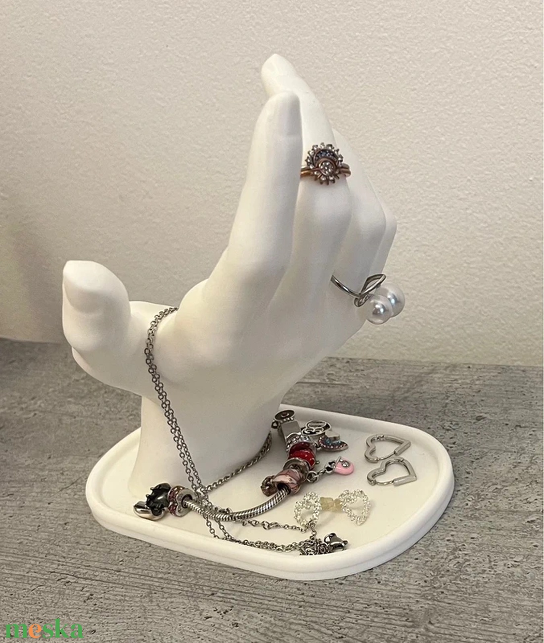 Egyedi 3D nyomtatott kéz ékszertartó - ékszer - ékszertartó - ékszertartó állvány - Meska.hu