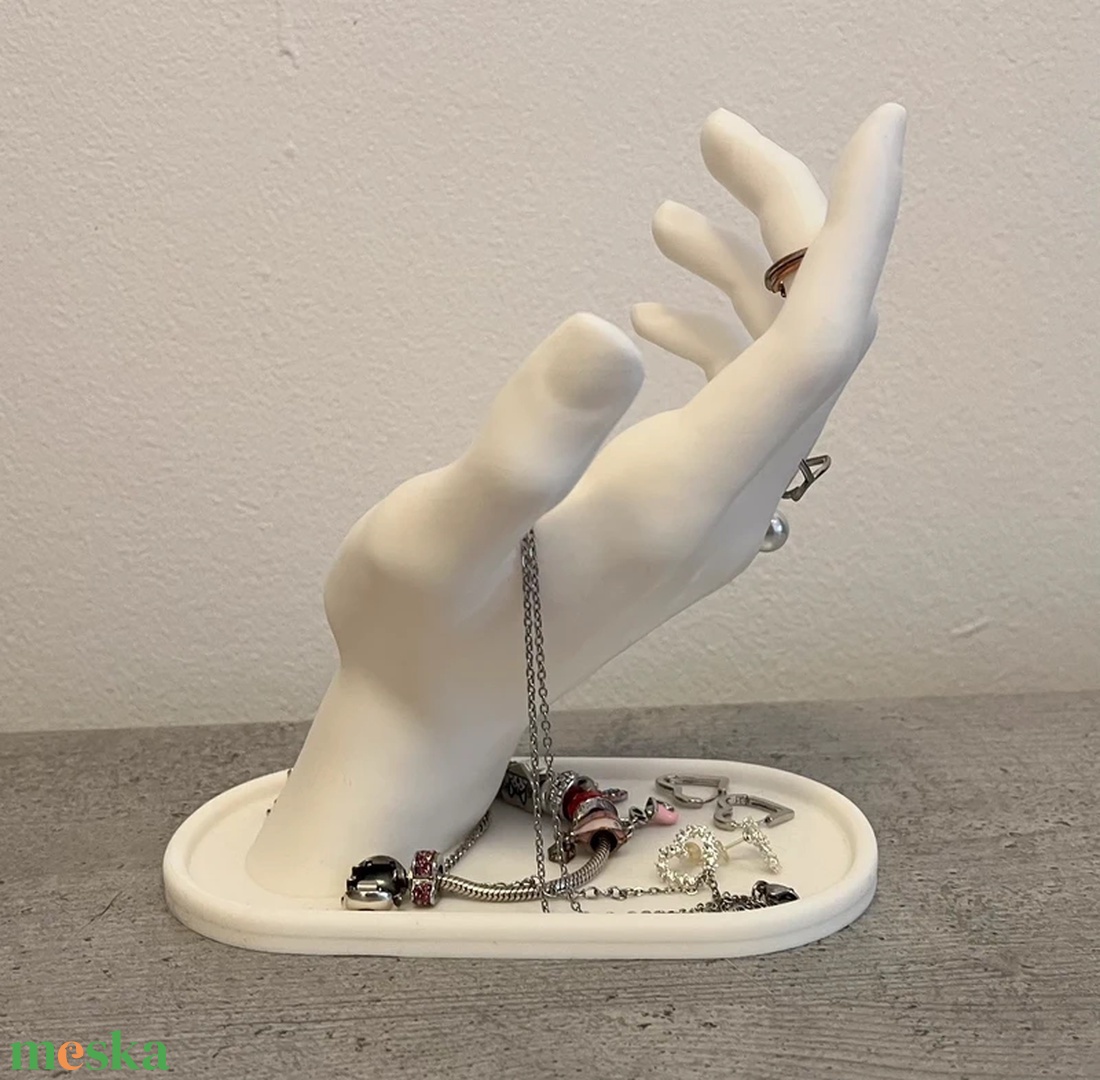 Egyedi 3D nyomtatott kéz ékszertartó - ékszer - ékszertartó - ékszertartó állvány - Meska.hu
