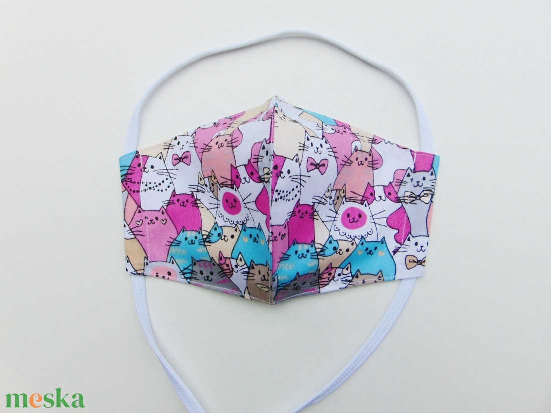 Gyermek- maszk / Színes cica mintás szájmaszk, textil szájmaszk, többször használható szájmaszk - gyerek - gyerek - Meska.hu Gyermek- maszk / Színes cica mintás szájmaszk, textil szájmaszk, többször használható szájmaszk - gyerek - gyerek - Meska.hu
