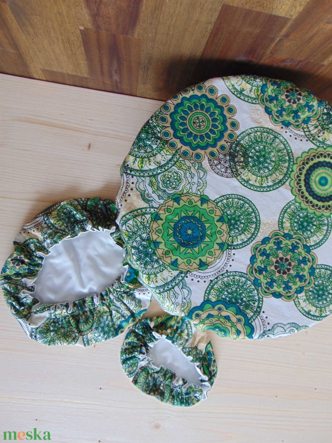 Mosható textil edényfedő szett (3 db/ cs) / textil tányérfedő, edényfedő, ételsapka, alufólia és folpack helyettesítő  - otthon & életmód - konyhafelszerelés, tálalás - Meska.hu