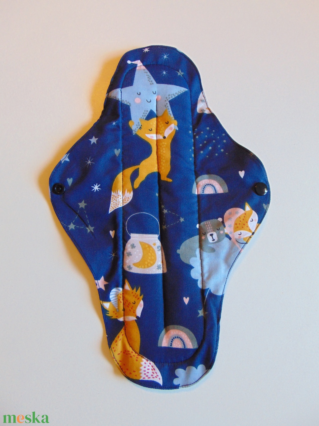 31 cm-es mosható női betét- maxi / alvó rókák / intimbetét, mosható textil betét, környezetbarát termék - szépségápolás - intim higiénia - intimbetét - Meska.hu 31 cm-es mosható női betét- maxi / alvó rókák / intimbetét, mosható textil betét, környezetbarát termék - szépségápolás - intim higiénia - intimbetét - Meska.hu