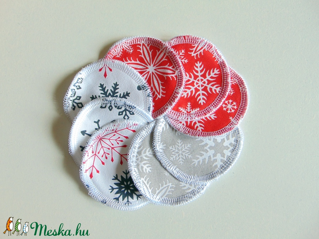 Arctisztító korong ( 8 db ) / textil sminktörlő korong. Többször használható arctisztító pamacs - szépségápolás - arcápolás - arctisztító korong - Meska.hu