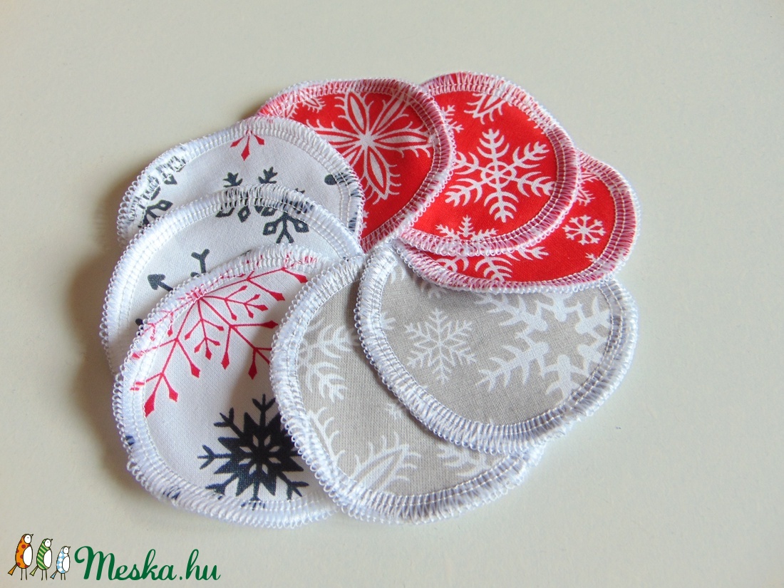 Arctisztító korong ( 8 db ) / textil sminktörlő korong. Többször használható arctisztító pamacs - szépségápolás - arcápolás - arctisztító korong - Meska.hu