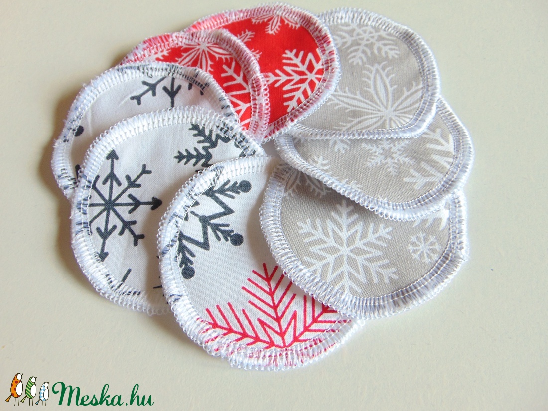 Arctisztító korong ( 8 db ) / textil sminktörlő korong. Többször használható arctisztító pamacs - szépségápolás - arcápolás - arctisztító korong - Meska.hu