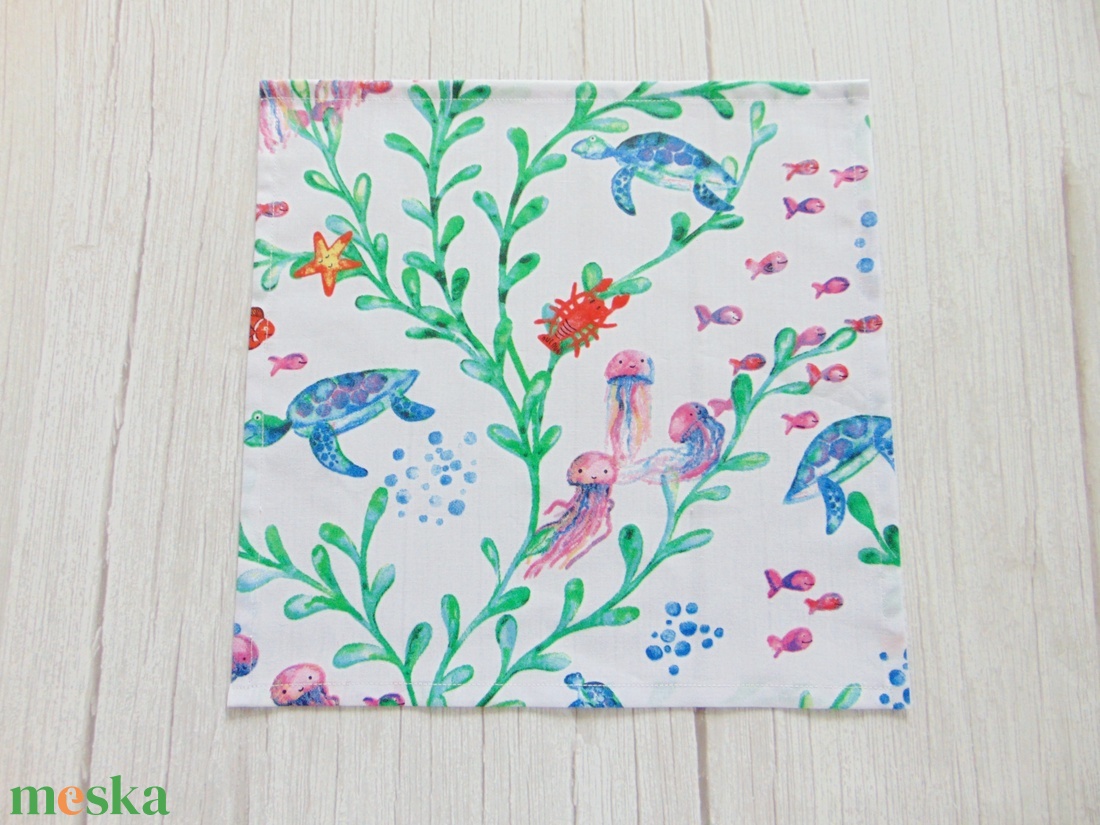 Textil szalvéta - Akvárium mintás - táska & tok - uzsonna- & ebéd tartó - szendvics csomagoló - Meska.hu Textil szalvéta - Akvárium mintás - táska & tok - uzsonna- & ebéd tartó - szendvics csomagoló - Meska.hu