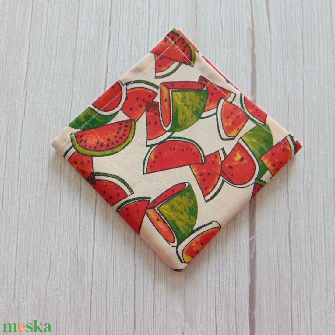 Textil szalvéta: dinnye mintás - táska & tok - uzsonna- & ebéd tartó - szendvics csomagoló - Meska.hu Textil szalvéta: dinnye mintás - táska & tok - uzsonna- & ebéd tartó - szendvics csomagoló - Meska.hu