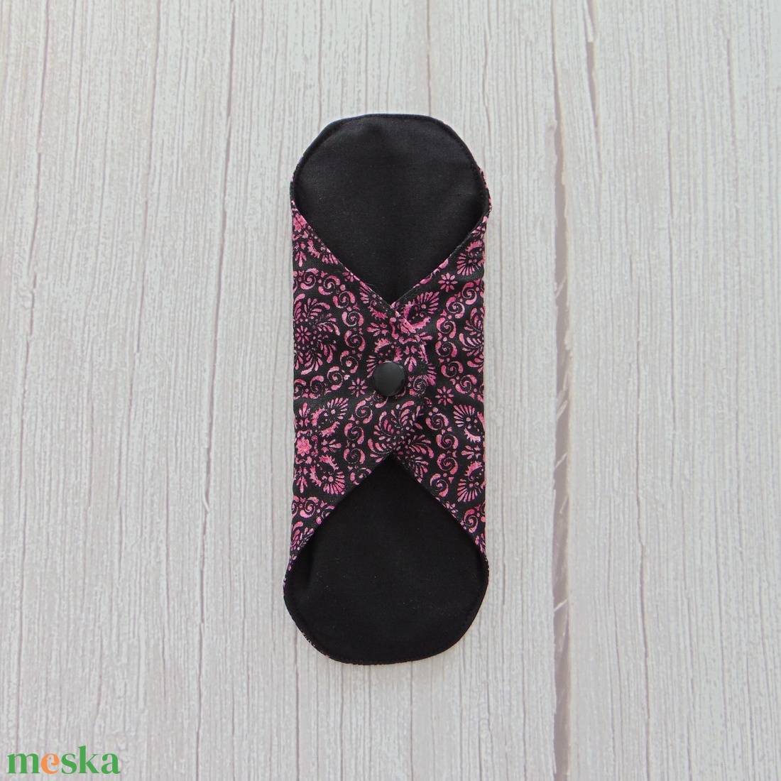 20 cm-es mosható betét / fekete- rózsaszín - szépségápolás - intim higiénia - intimbetét - Meska.hu 20 cm-es mosható betét / fekete- rózsaszín - szépségápolás - intim higiénia - intimbetét - Meska.hu