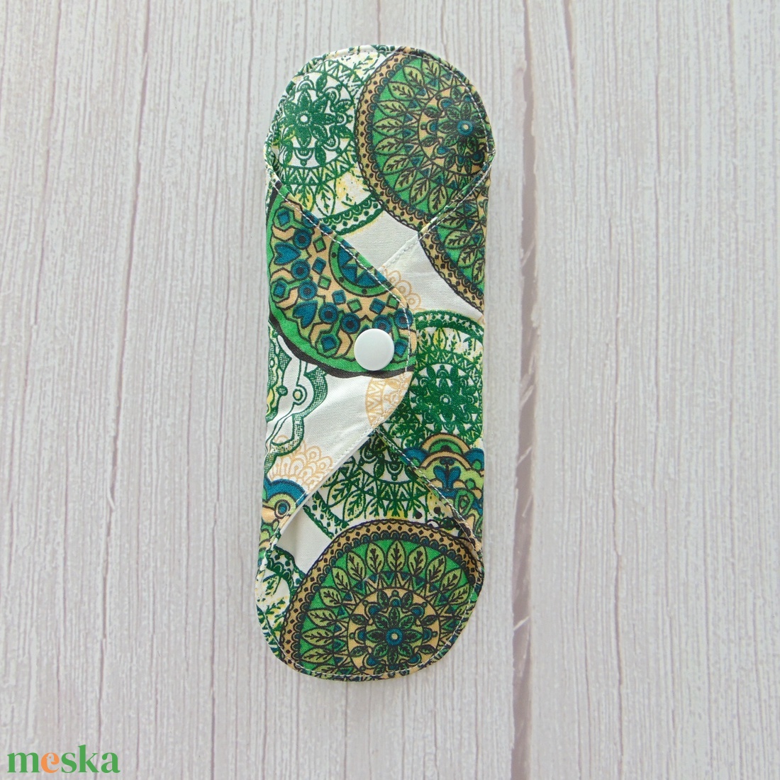 20 cm-es mosható betét / zöld mandala mintás - szépségápolás - intim higiénia - intimbetét - Meska.hu 20 cm-es mosható betét / zöld mandala mintás - szépségápolás - intim higiénia - intimbetét - Meska.hu