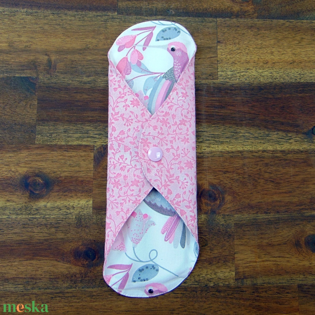 24 cm-es mosható betét- vékony / szürke- rózsaszín kolibri - szépségápolás - intim higiénia - intimbetét - Meska.hu 24 cm-es mosható betét- vékony / szürke- rózsaszín kolibri - szépségápolás - intim higiénia - intimbetét - Meska.hu