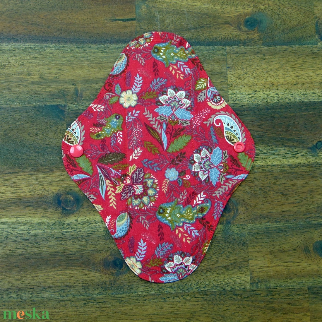 24 cm-es mosható női betét- vékony / piros keleti varázs mintás - szépségápolás - intim higiénia - intimbetét - Meska.hu 24 cm-es mosható női betét- vékony / piros keleti varázs mintás - szépségápolás - intim higiénia - intimbetét - Meska.hu