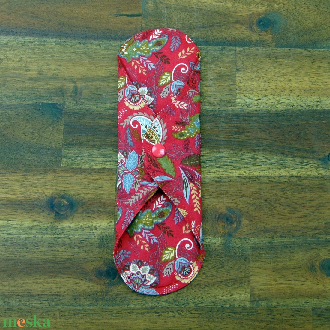 24 cm-es mosható női betét- vékony / piros keleti varázs mintás - szépségápolás - intim higiénia - intimbetét - Meska.hu 24 cm-es mosható női betét- vékony / piros keleti varázs mintás - szépségápolás - intim higiénia - intimbetét - Meska.hu