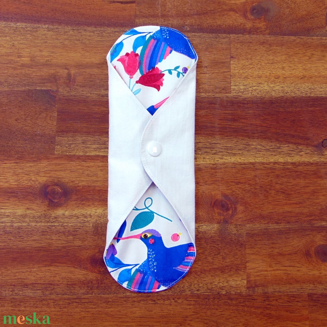 24 cm-es mosható betét- vékony / kék- rózsaszín kolibri - szépségápolás - intim higiénia - intimbetét - Meska.hu 24 cm-es mosható betét- vékony / kék- rózsaszín kolibri - szépségápolás - intim higiénia - intimbetét - Meska.hu