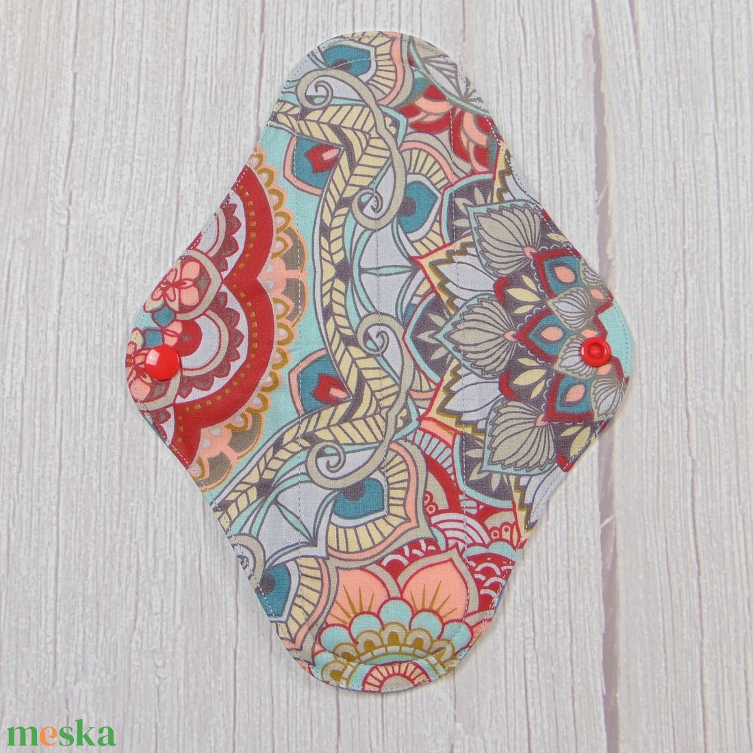 24 cm-es mosható betét / bordó- szürke mandala mintás - szépségápolás - intim higiénia - intimbetét - Meska.hu 24 cm-es mosható betét / bordó- szürke mandala mintás - szépségápolás - intim higiénia - intimbetét - Meska.hu