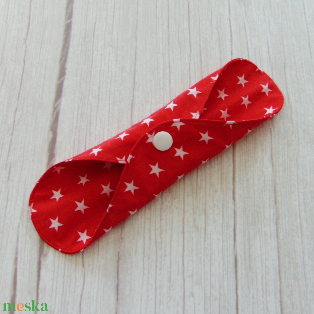 Tisztasági betét : piros - fehér csillag mintás / mosható textil betét - szépségápolás - intim higiénia - tisztasági betét - Meska.hu Tisztasági betét : piros - fehér csillag mintás / mosható textil betét - szépségápolás - intim higiénia - tisztasági betét - Meska.hu