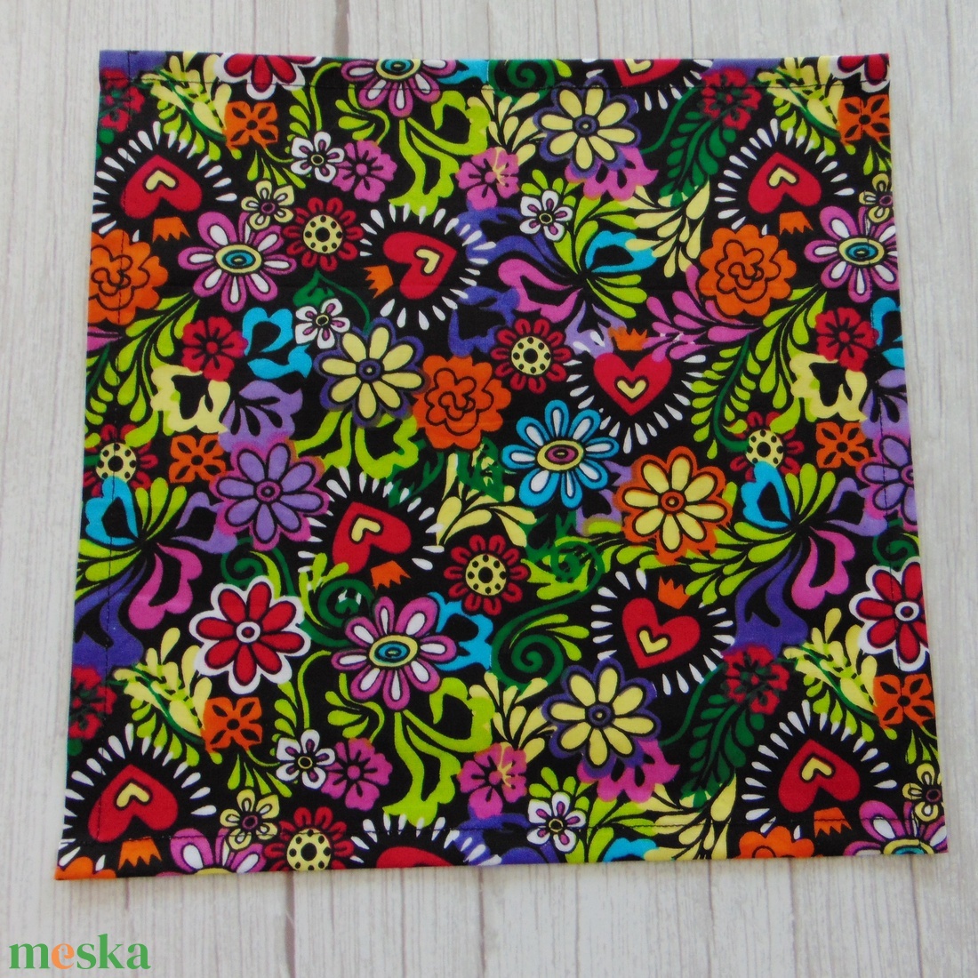 Textil szalvéta: mexikói színes virágmintás - táska & tok - uzsonna- & ebéd tartó - szendvics csomagoló - Meska.hu Textil szalvéta: mexikói színes virágmintás - táska & tok - uzsonna- & ebéd tartó - szendvics csomagoló - Meska.hu