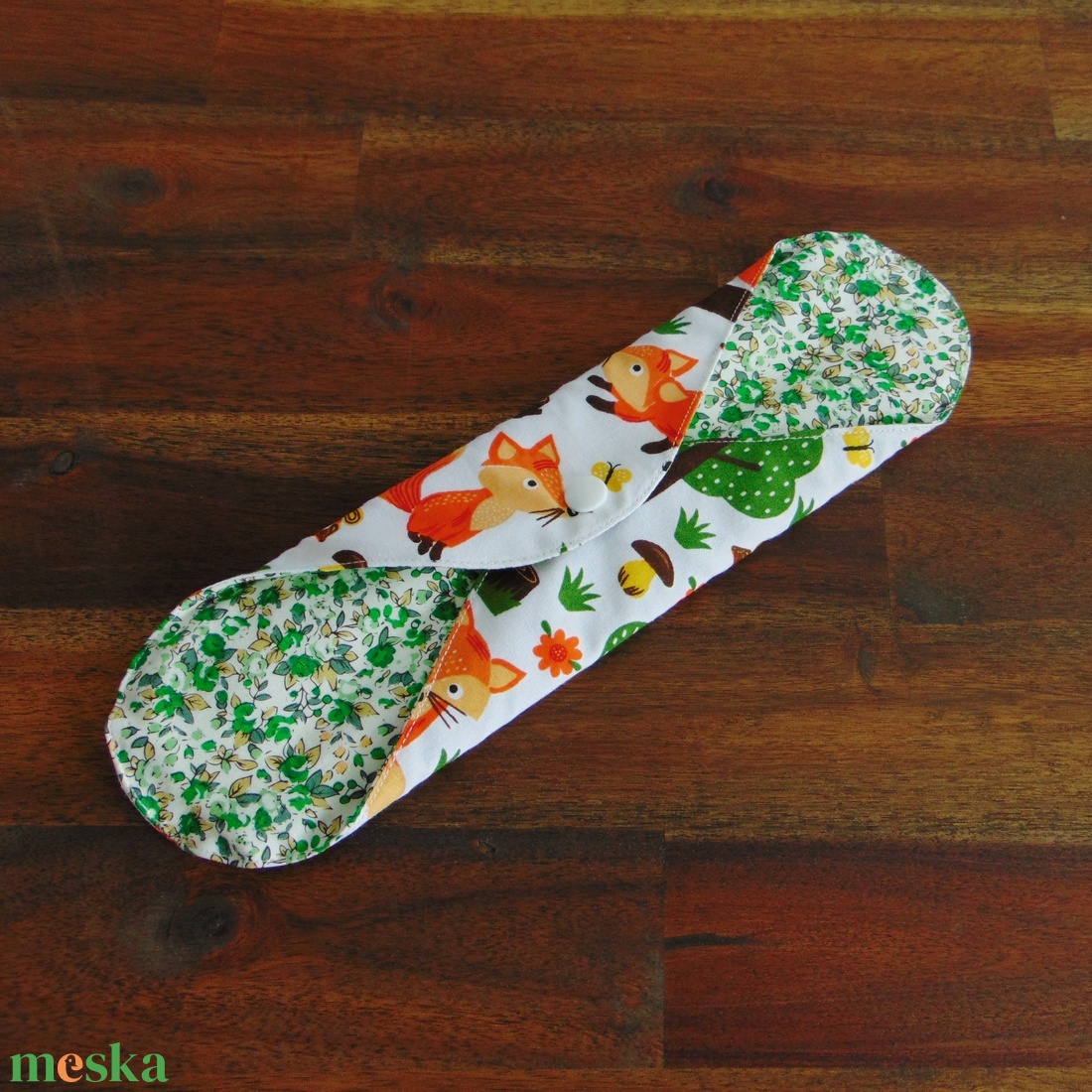 29 cm-es mosható női betét - róka mintás / intimbetét, mosható textil betét, környezetbarát termék - szépségápolás - intim higiénia - intimbetét - Meska.hu 29 cm-es mosható női betét - róka mintás / intimbetét, mosható textil betét, környezetbarát termék - szépségápolás - intim higiénia - intimbetét - Meska.hu