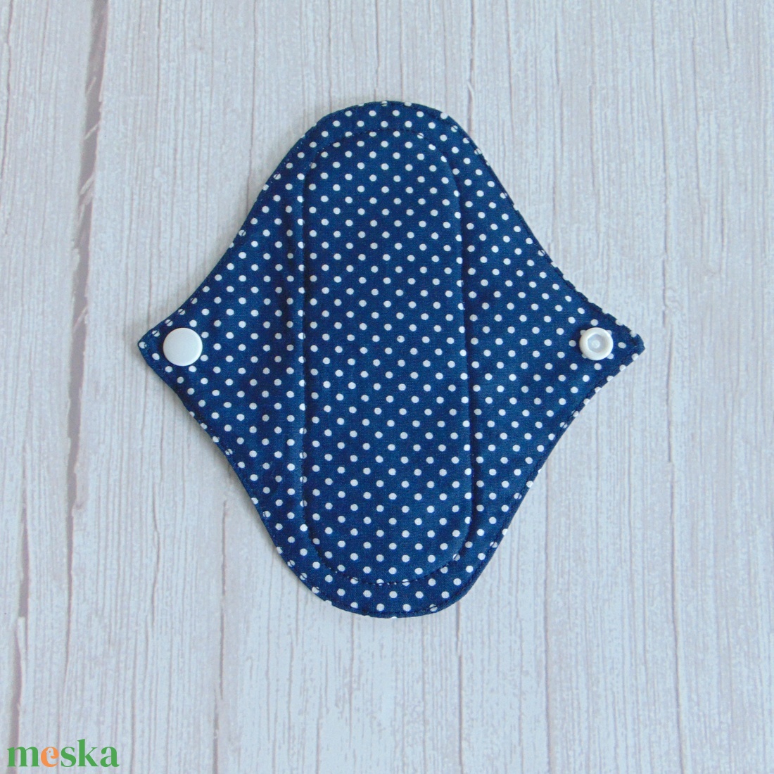17 cm-es Mini betét / sötétkék pöttyös - szépségápolás - intim higiénia - intimbetét - Meska.hu 17 cm-es Mini betét / sötétkék pöttyös - szépségápolás - intim higiénia - intimbetét - Meska.hu