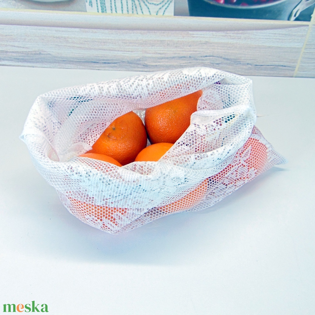 Hálós textil zsák / fehér / bevásárló tasak, mosózsák, tároló zsák - táska & tok - bevásárlás & shopper táska - zöldség/gyümölcs zsák - Meska.hu Hálós textil zsák / fehér / bevásárló tasak, mosózsák, tároló zsák - táska & tok - bevásárlás & shopper táska - zöldség/gyümölcs zsák - Meska.hu