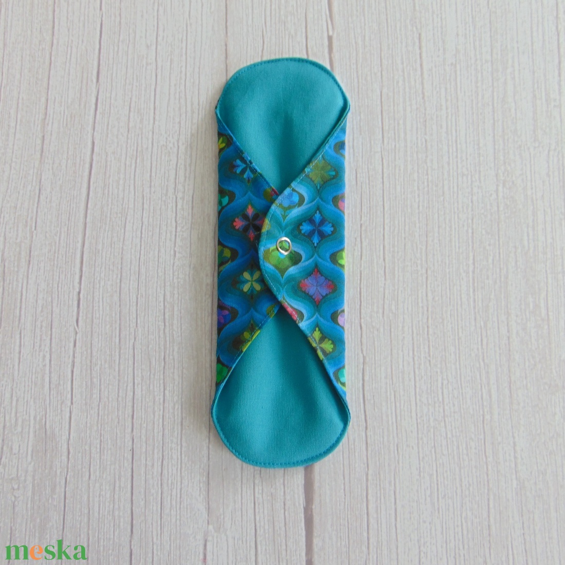 23 cm-es mosható női betét / minták türkizben - szépségápolás - intim higiénia - intimbetét - Meska.hu 23 cm-es mosható női betét / minták türkizben - szépségápolás - intim higiénia - intimbetét - Meska.hu