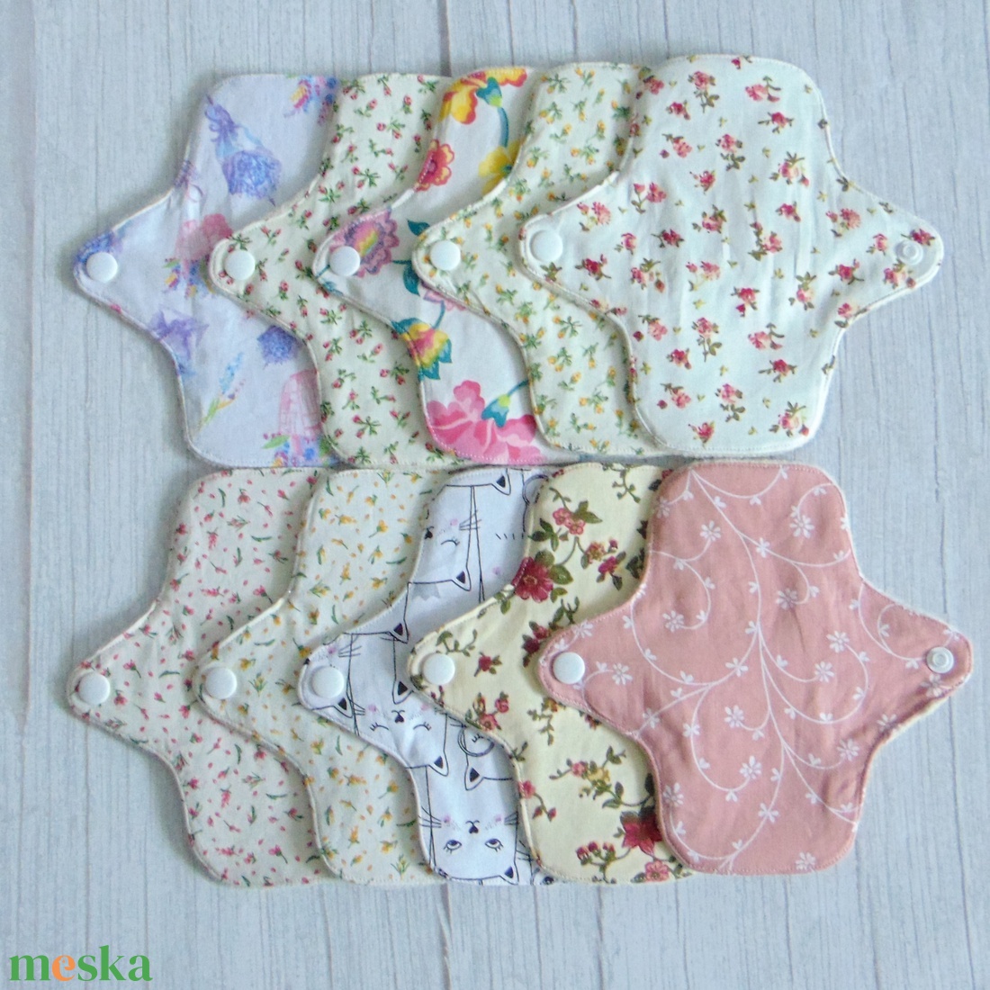 (10 db/cs) DANA D2 mosható tisztasági betét csomag 16 cm / meglepetés mintákkal - szépségápolás - intim higiénia - tisztasági betét - Meska.hu (10 db/cs) DANA D2 mosható tisztasági betét csomag 16 cm / meglepetés mintákkal - szépségápolás - intim higiénia - tisztasági betét - Meska.hu