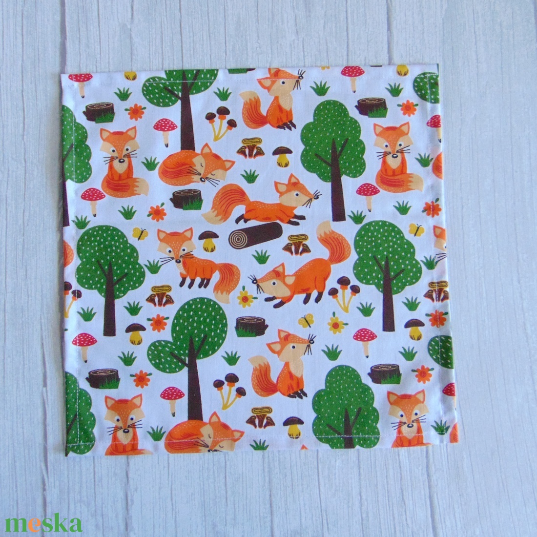 Textil szalvéta / róka mintás - táska & tok - uzsonna- & ebéd tartó - szendvics csomagoló - Meska.hu Textil szalvéta / róka mintás - táska & tok - uzsonna- & ebéd tartó - szendvics csomagoló - Meska.hu