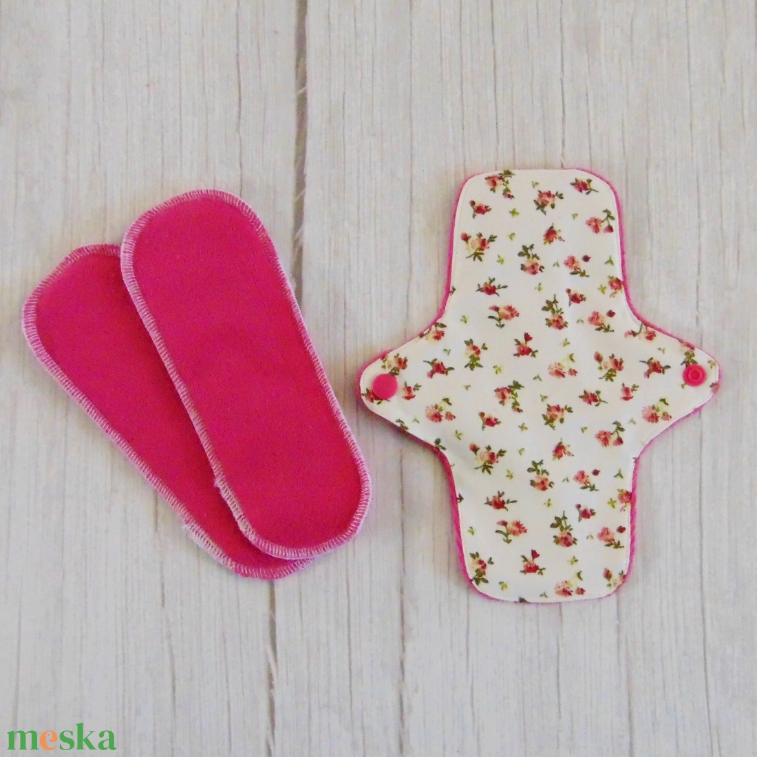 DANA D3 PLUS mosható betét 20,5 cm / apró rózsák - szépségápolás - intim higiénia - intimbetét - Meska.hu